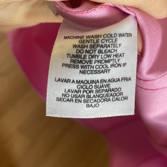 Dark pink button up sleeveless collared shirt Jones New York - Picture 4 of 4